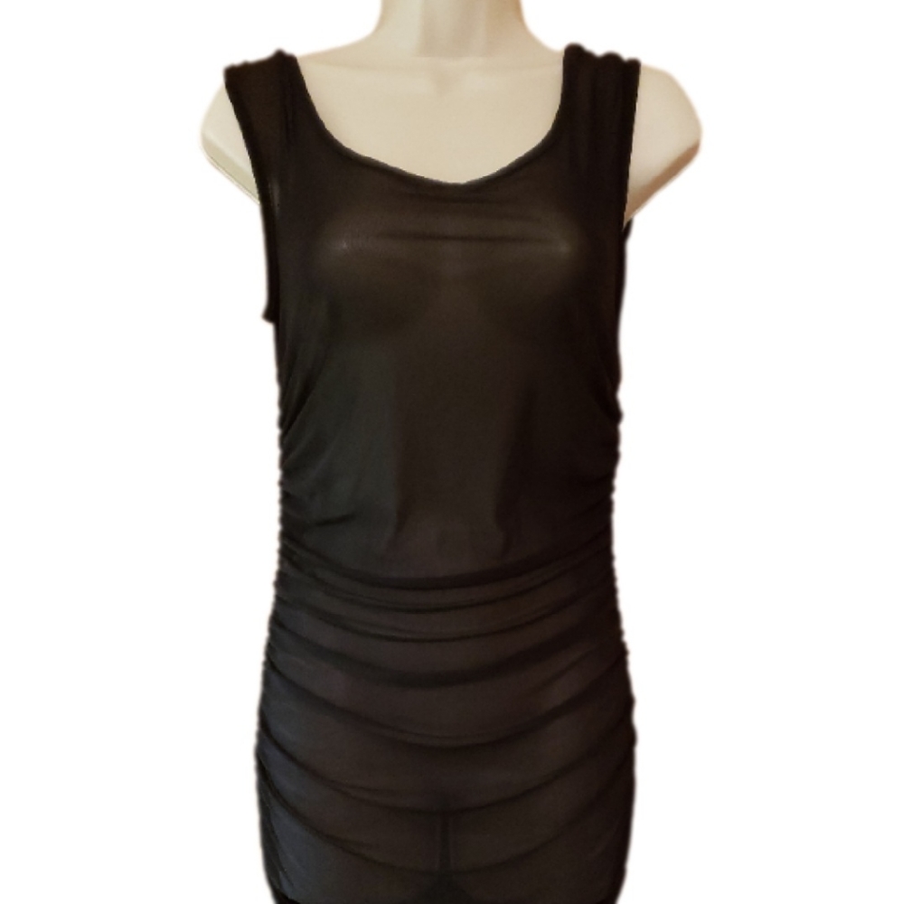 Lux LA sleeveless Mesh Dress